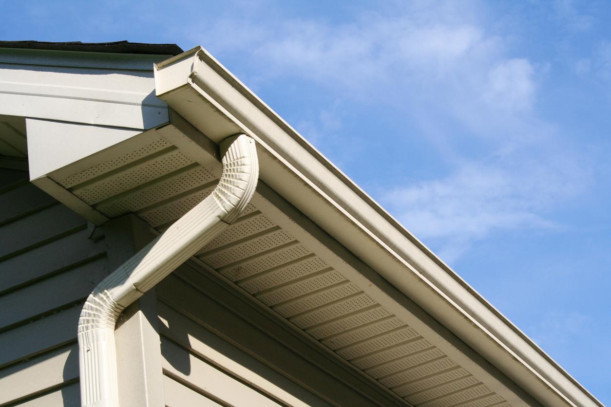 Installed seamless gutters on a home